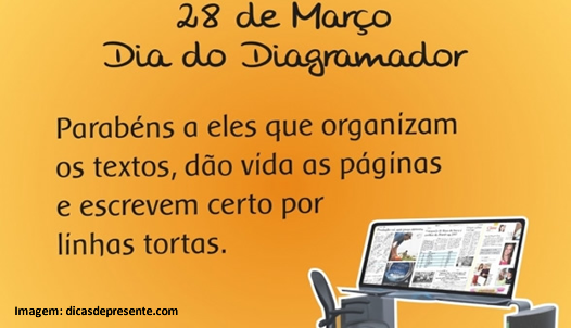 28 de março – Dia do Diagramador e Revisor - Tursan